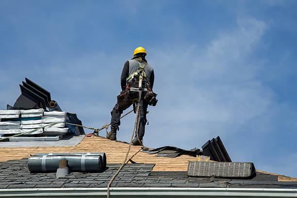 Professional Storm Damage Roof Repair technician working in Beaver, OK